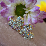 Fantasy Heart Aquamarine Earrings