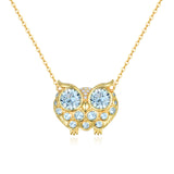 14k yellow gold natural aquamarine pendent