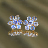 Moonstone Cluster Earrings