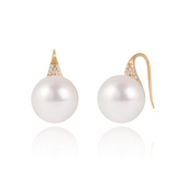 Olivia Diamond Pearl Earrings