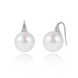 Olivia Diamond Pearl Earrings