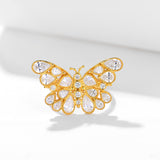 Butterfly Diamond Cocktail Ring