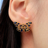 Butterfly Sapphire Earrings