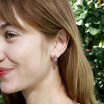 Nina Zhou Nosa 14K Gold Natural Morganite, Pink Tourmaline and Diamond Drop Earrings