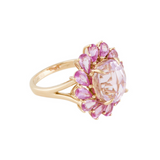 Tabitha Kunzite and Pink Sapphire Cocktail Ring