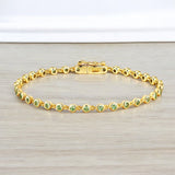 Tsavorite Link Bracelet